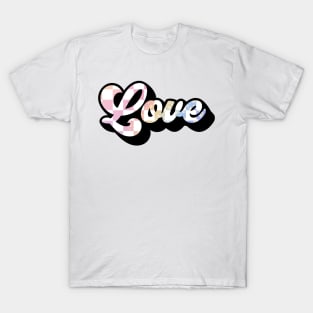 Love in Pastel Checkerboard T-Shirt